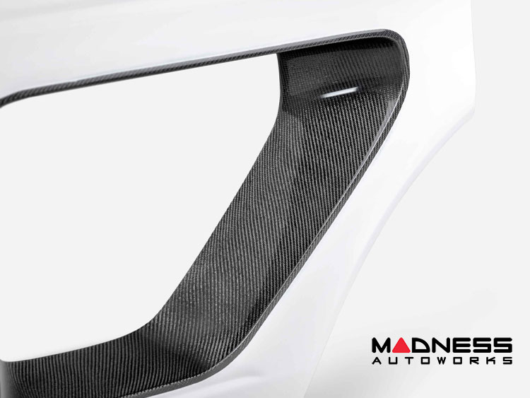 Ford Bronco Halo Doors - Anderson Composites - 4 Door - Fiberglass with Carbon Fiber Inserts - Rear
